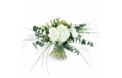 Bouquet Allongé Champêtre Blanc "Almada"