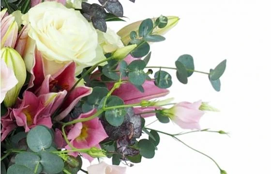 Bouquet Champêtre Rose & Blanc "Reims" 3 Bouquet Champêtre Rose & Blanc "Reims" – Image 3