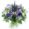Bouquet Champêtre Violet & Bleu "Agde"