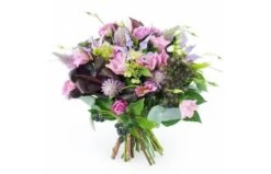 Bouquet De Fleurs Mauve & Rose "Lille"