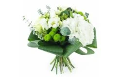 Bouquet De Fleurs Sobre Blanc "Castres"