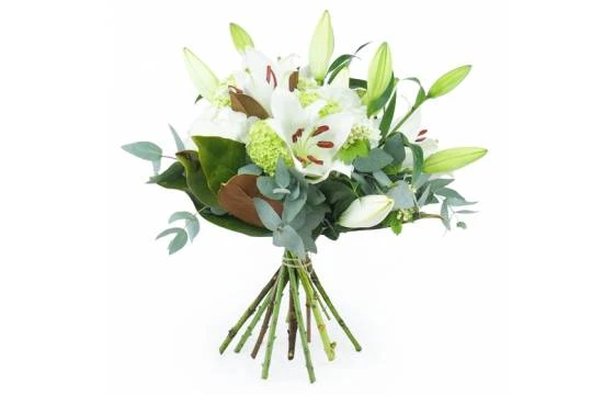 Bouquet De Lys & Fleurs Blanches "Bruges" 1 Bouquet De Lys & Fleurs Blanches "Bruges"