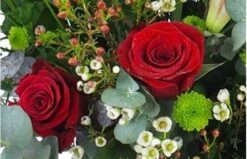 Devant -L’Agitateur Floral Soldes bouquet de rose rouge lys rose liege 1