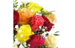 Bouquet Rond Coloré "Barcelone" -L’Agitateur Floral Soldes bouquet rond colore barcelone 2