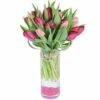 Bouquet Rond De Tulipes Roses & Mauves
