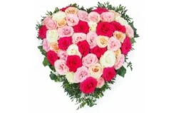 Cœur De Deuil Dans Les Camaïeux De Rose "Agora"