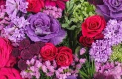 Coeur De Deuil Fuchsia & Mauve "Antigone" -L’Agitateur Floral Soldes coeur de deuil fuchsia mauve antigone 2