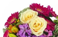 Cœur De Fleurs Fuchsia, Orange & Mauve "Périclès" -L’Agitateur Floral Soldes coeur de fleurs fuchsia orange mauve pericles 2