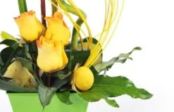 Composition De Fleurs Jaunes Rêve De Lys -L’Agitateur Floral Soldes composition de fleurs jaunes reve de lys 2