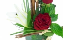 Composition De Roses & Lys Carla -L’Agitateur Floral Soldes composition de roses lys carla 2