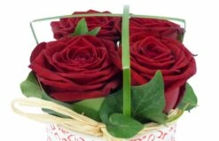 Composition De Roses Rouges Pot D'Amour -L’Agitateur Floral Soldes composition de roses rouges pot d amour 2