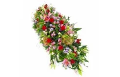 Dessus De Cercueil Rose, Mauve Et Rouge "Athéna"